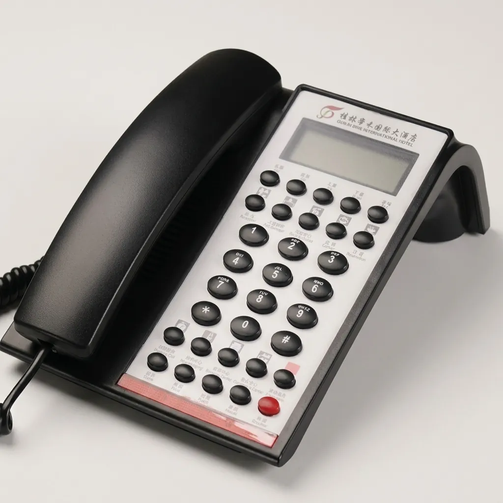 Hotel Display Desk Telephone with One-Touch Buttons [1038] — TEL-1038 (image 2)