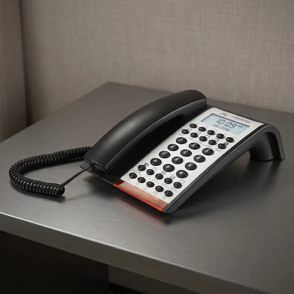 Hotel Display Desk Telephone with One-Touch Buttons [1038] — TEL-1038 (image 3)