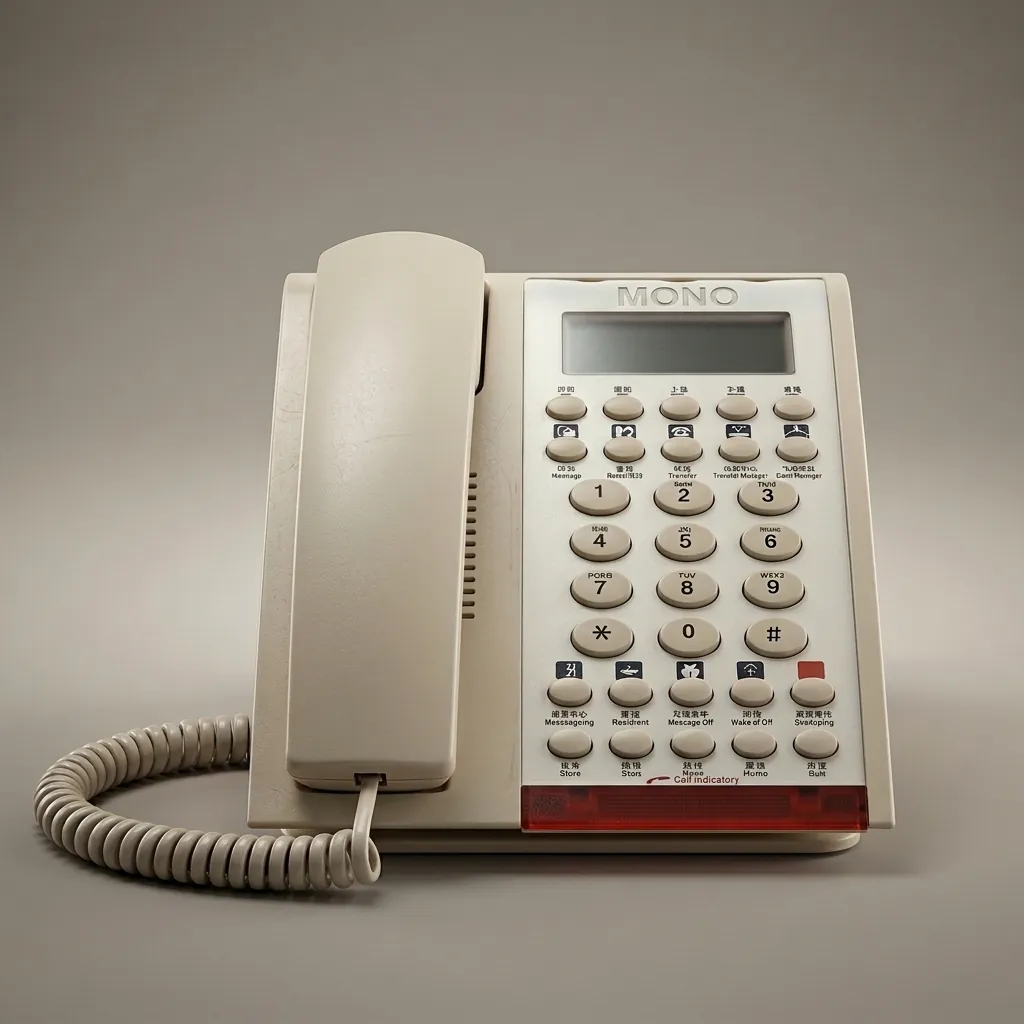 Hotel Display Desk Telephone with One-Touch Buttons [1039] — TEL-1039 (image 1)