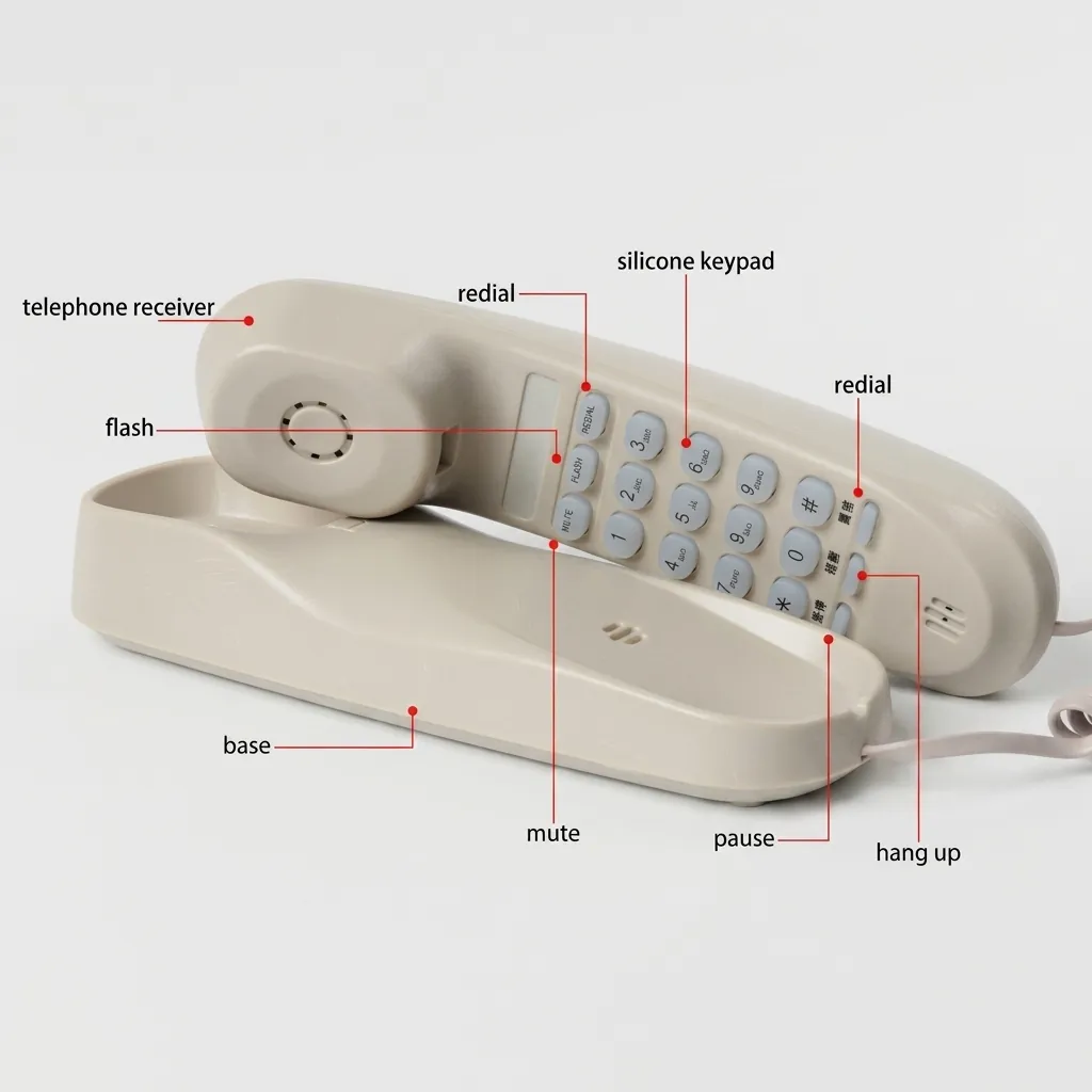 Hotel Desk Telephone [1043] — TEL-1043 (image 6)