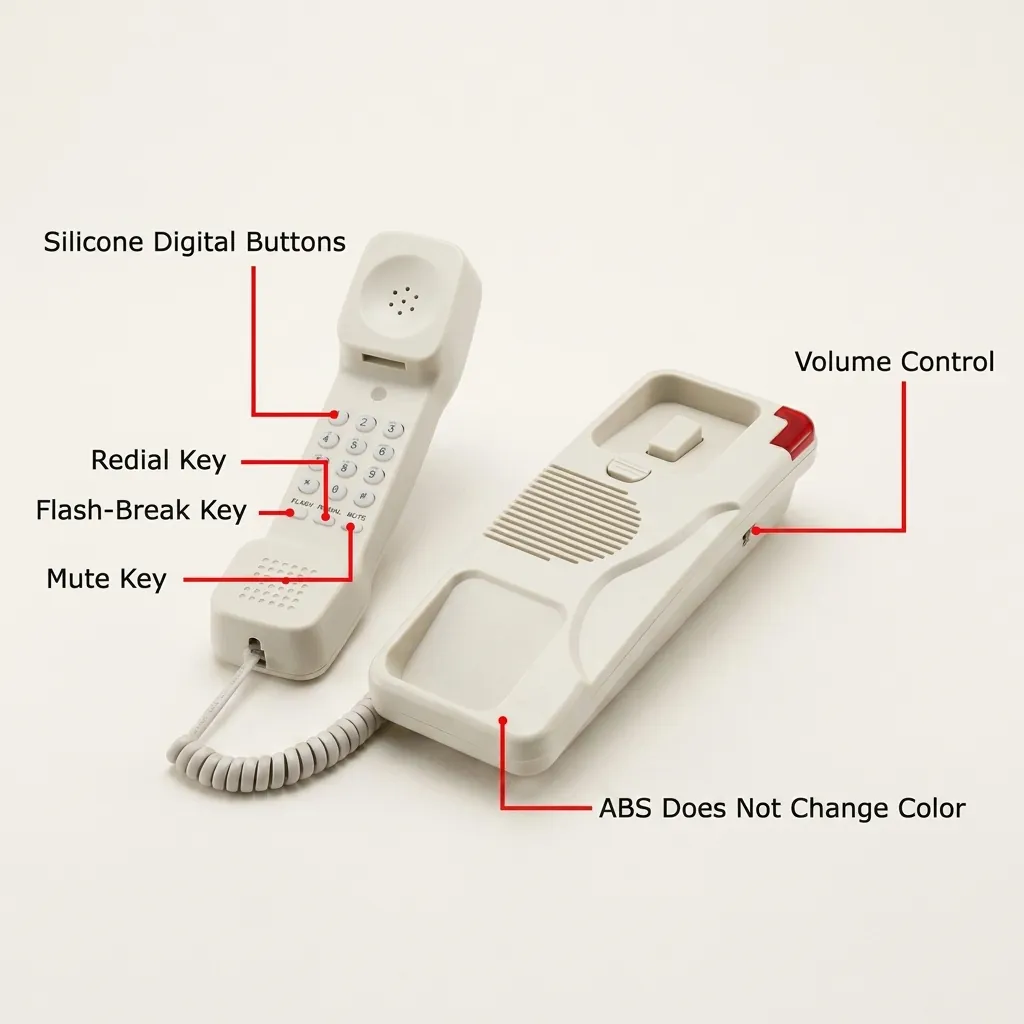 Hotel Desk Telephone [1045] — TEL-1045 (image 6)