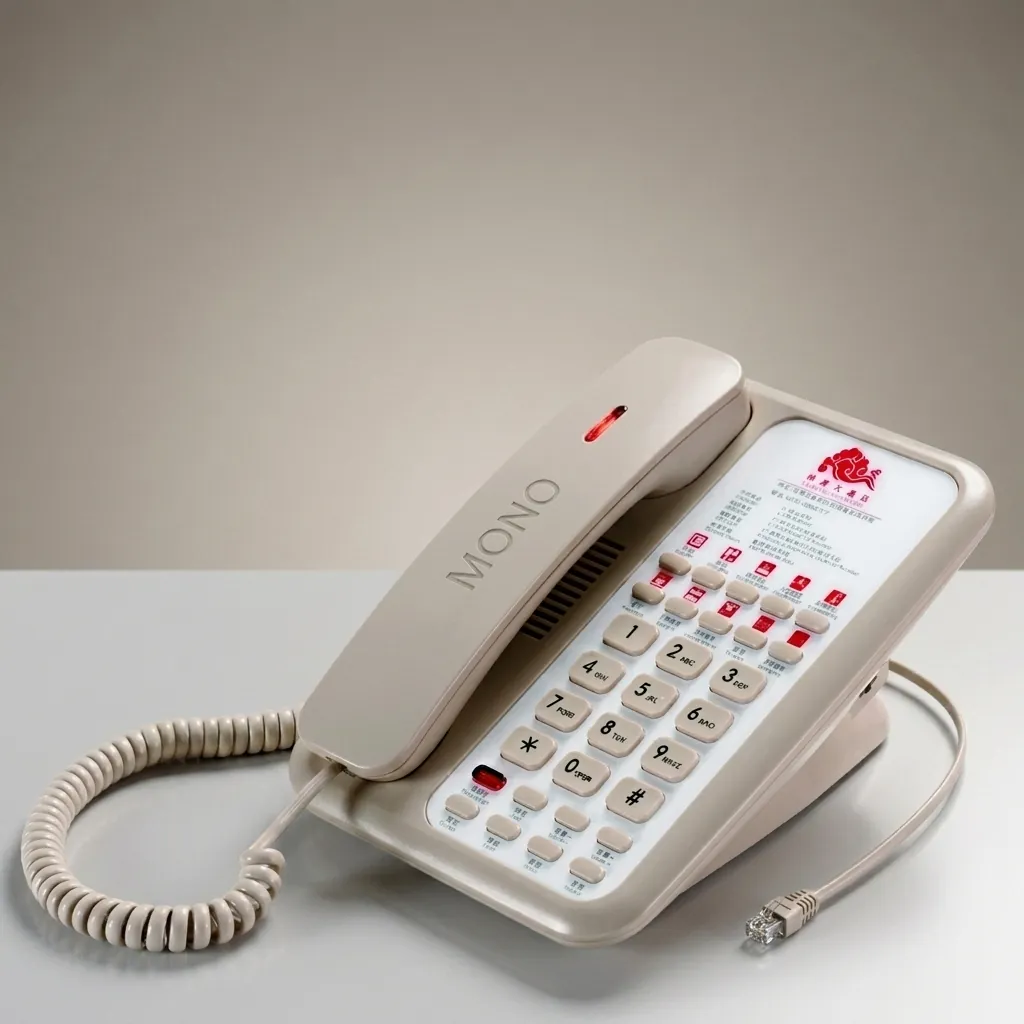 Hotel Desk Telephone with USB Charging Port [1047] — TEL-1047 (image 1)