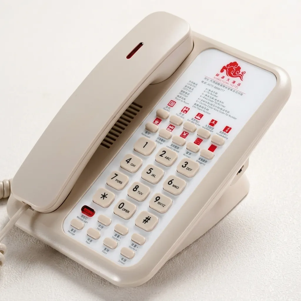 Hotel Desk Telephone with USB Charging Port [1047] — TEL-1047 (image 2)