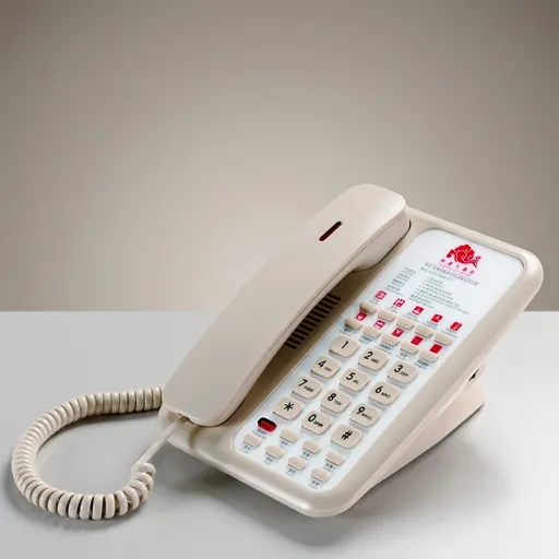 Hotel Desk Telephone with USB Charging Port [1047] — TEL-1047
