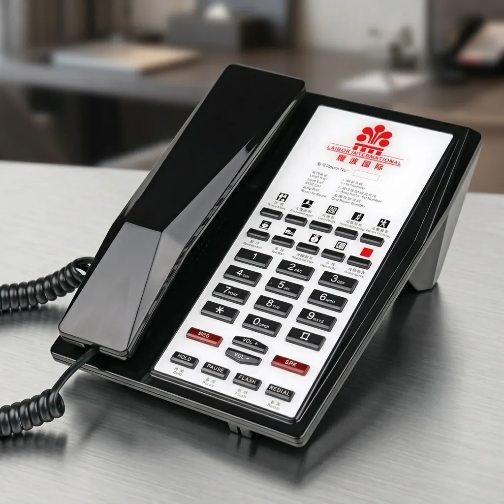Hotel Desk Telephone with One-Touch Buttons [1053] — TEL-1053 (image 2)