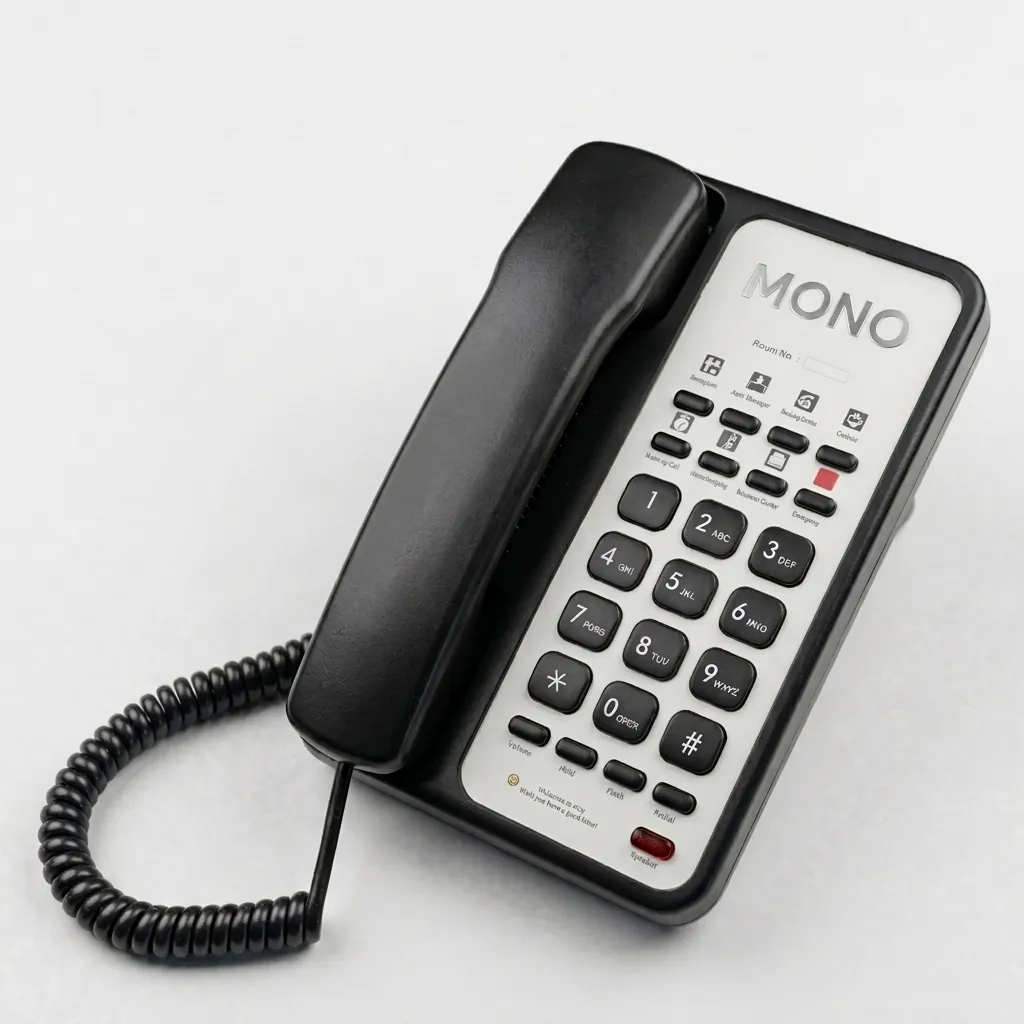 Hotel Desk Telephone with One-Touch Buttons [1068] — TEL-1068 (image 1)