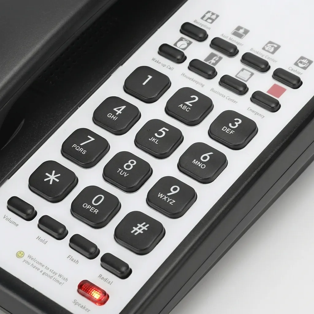 Hotel Desk Telephone with One-Touch Buttons [1068] — TEL-1068 (image 6)