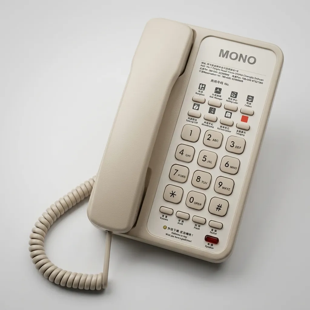 Hotel Desk Telephone with One-Touch Buttons [1069] — TEL-1069 (image 1)