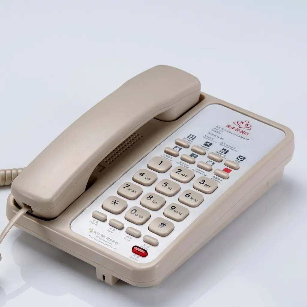 Hotel Desk Telephone with One-Touch Buttons [1069] — TEL-1069 (image 2)