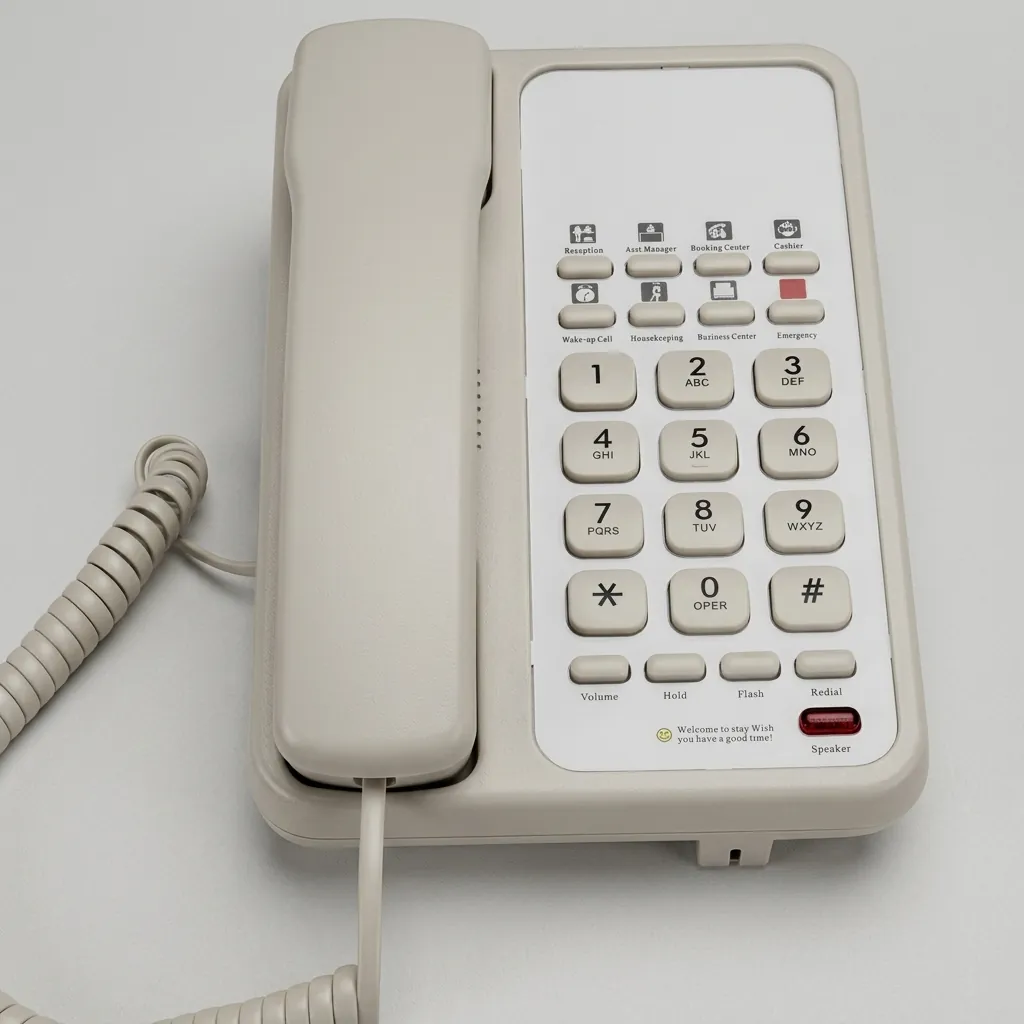Hotel Desk Telephone with One-Touch Buttons [1069] — TEL-1069 (image 3)