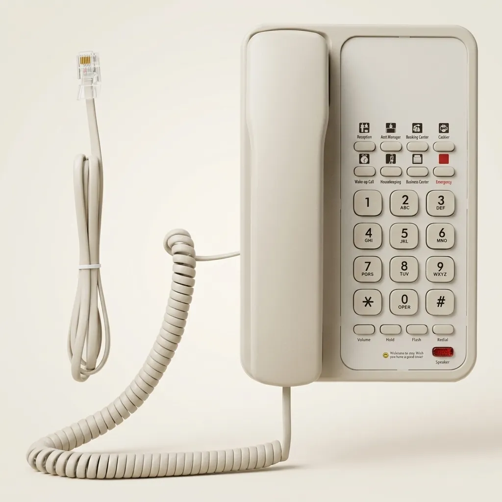 Hotel Desk Telephone with One-Touch Buttons [1069] — TEL-1069 (image 4)
