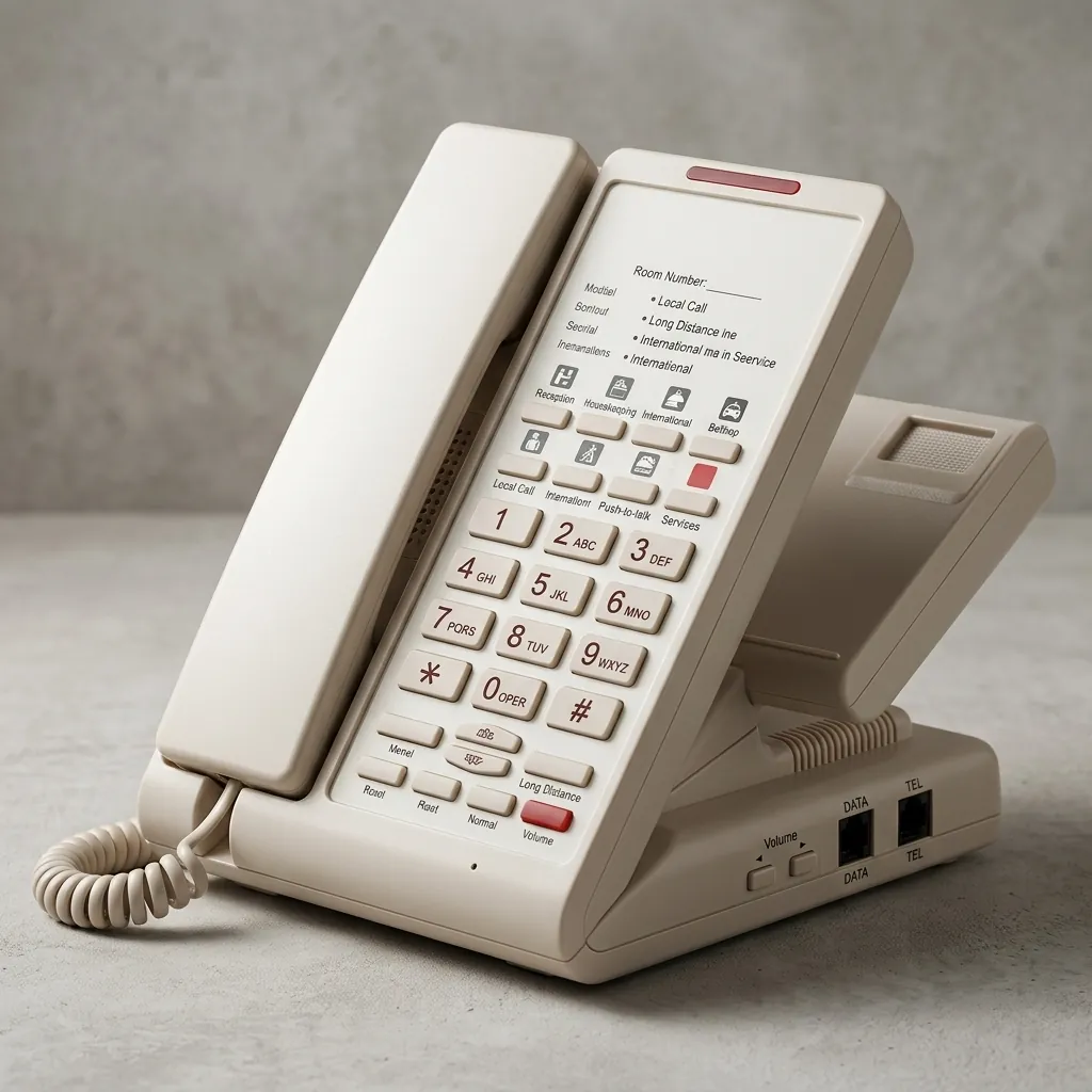 Hotel Desk Telephone with One-Touch Buttons [1071] — TEL-1071 (image 4)