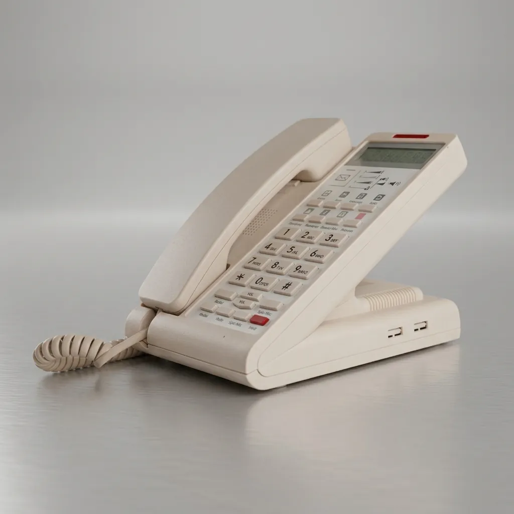 Hotel Desk Telephone with One-Touch Buttons [1071] — TEL-1071 (image 8)