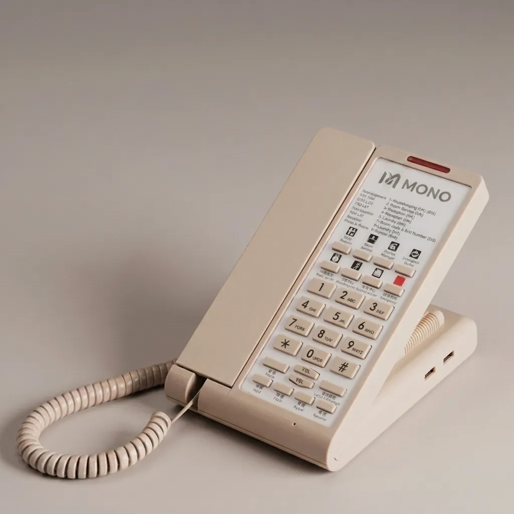 Telephone For Hotel Room – Acrylic [1074] — TEL-1074 (image 1)