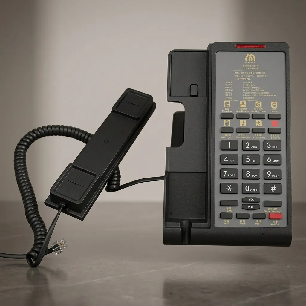 Telephone For Hotel Room – Acrylic [1075] — TEL-1075 (image 4)
