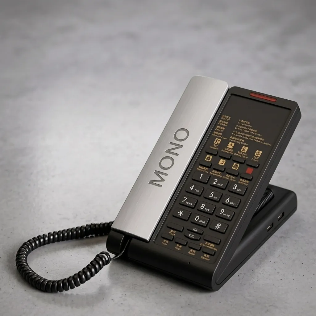 Telephone For Hotel Room – Acrylic [1077] — TEL-1077 (image 1)