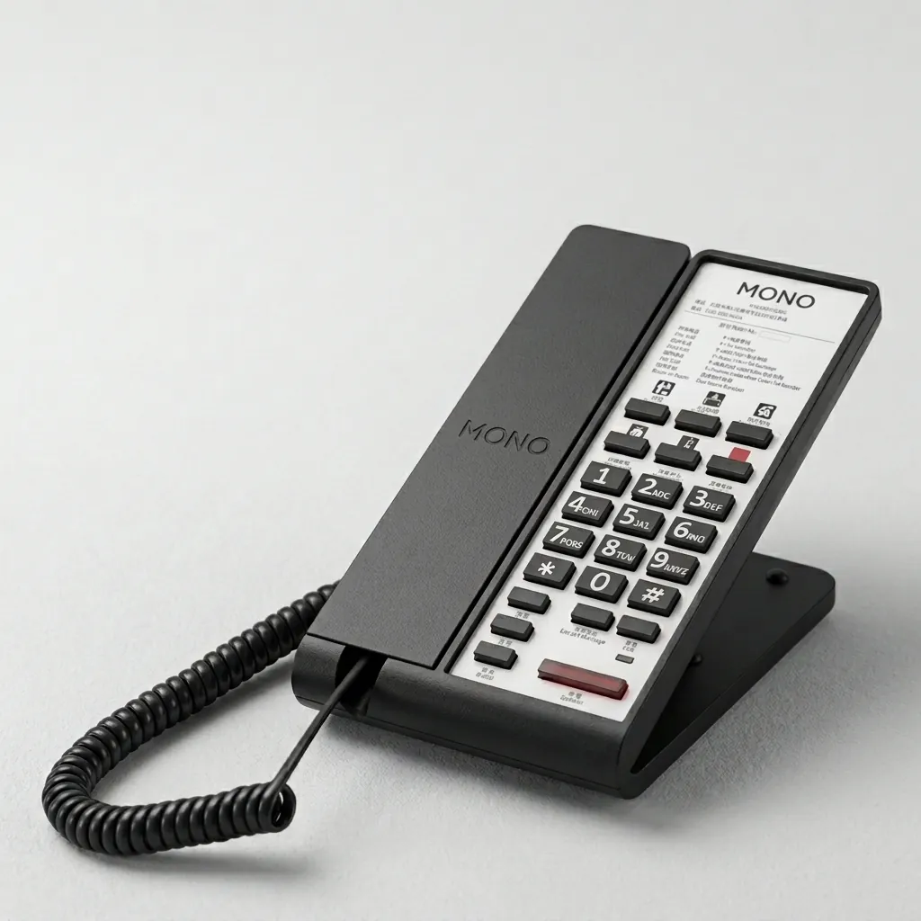 Hotel Desk Telephone with One-Touch Buttons [1078] — TEL-1078 (image 1)