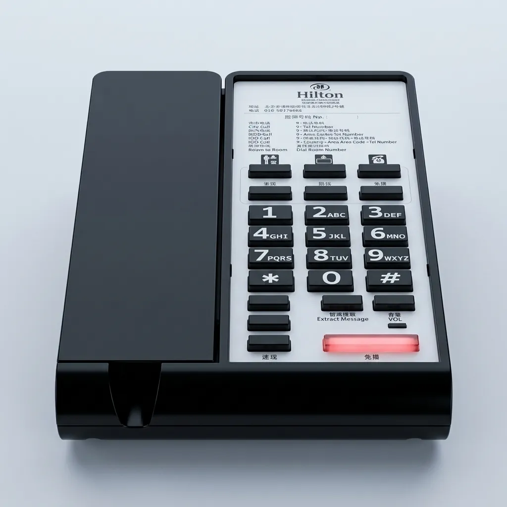 Hotel Desk Telephone with One-Touch Buttons [1078] — TEL-1078 (image 3)