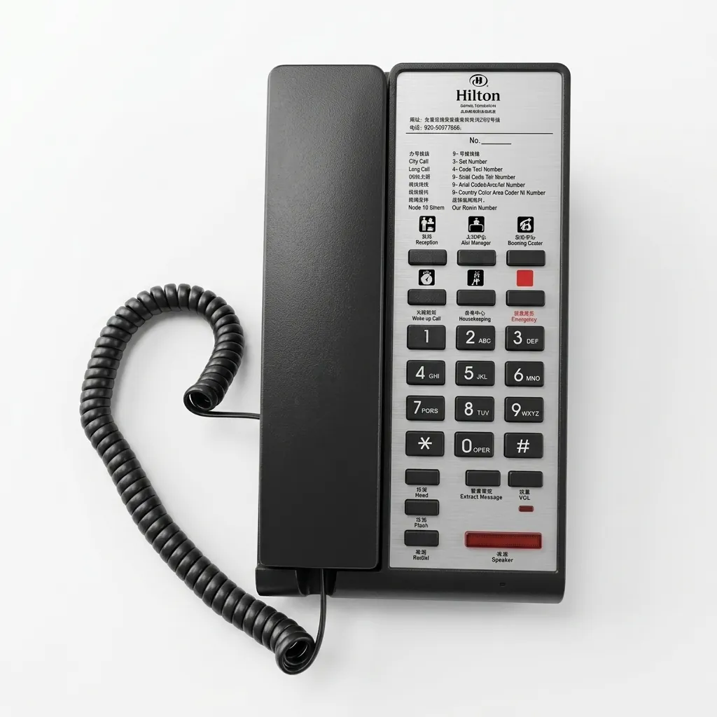Hotel Desk Telephone with One-Touch Buttons [1078] — TEL-1078 (image 7)