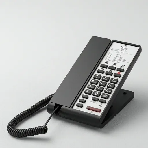 Hotel Desk Telephone with One-Touch Buttons [1078] — TEL-1078