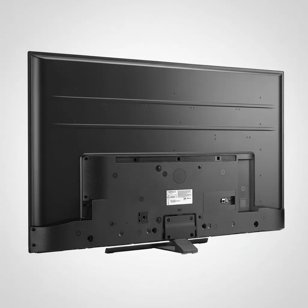 Turbo-X Hotel TV 32" Full HD — TVS-1028 — A 32-inch Turbo-X hotel TV with a Full HD 1920x1080 panel and a Smart Linux platform. Hotel features include USB cloning, hotel mode and menu, plus WiFi, Netflix, YouTube and Miracast casting. Three HDMI inputs, Ethernet and DVB-T2 with satellite tuner. (image 5)