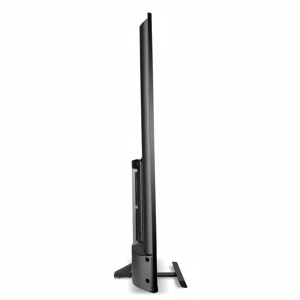 Turbo-X Hotel TV 43" 4K Ultra HD — TVS-1029 — A 43-inch Turbo-X hotel TV with a 4K Ultra HD 3840x2160 panel and a Smart Linux platform. Hotel features include USB cloning, hotel mode and menu, plus WiFi, Netflix, YouTube and Miracast casting. Three HDMI inputs, Ethernet and DVB-T2 with satellite tuner. (image 4)