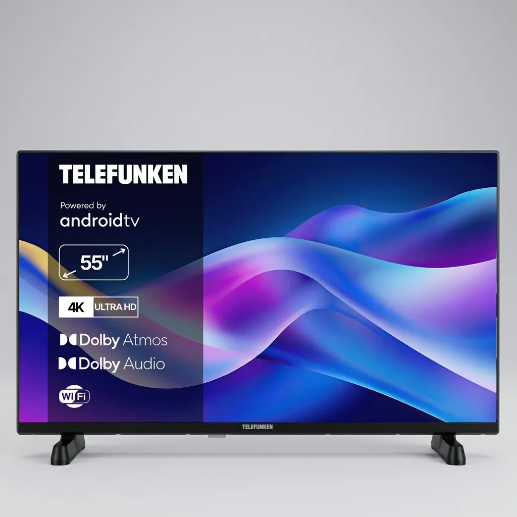 Telefunken 55″ 4k Uhd Android Tv — TVS-1030