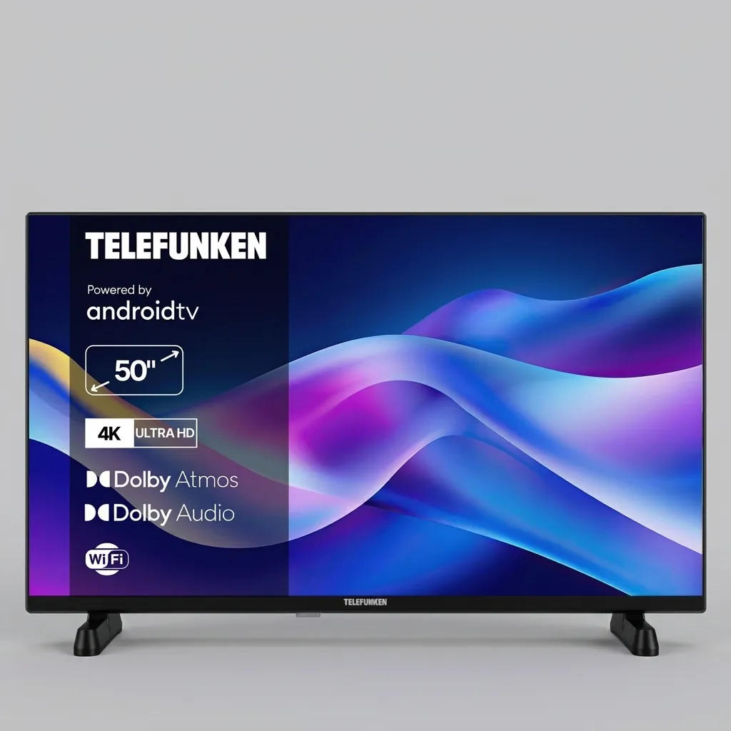 Telefunken 50″ 4k Uhd Android Tv — TVS-1031