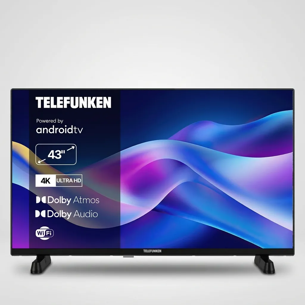 Telefunken 43″ 4k Android TV with LED — TVS-1032 (image 2)