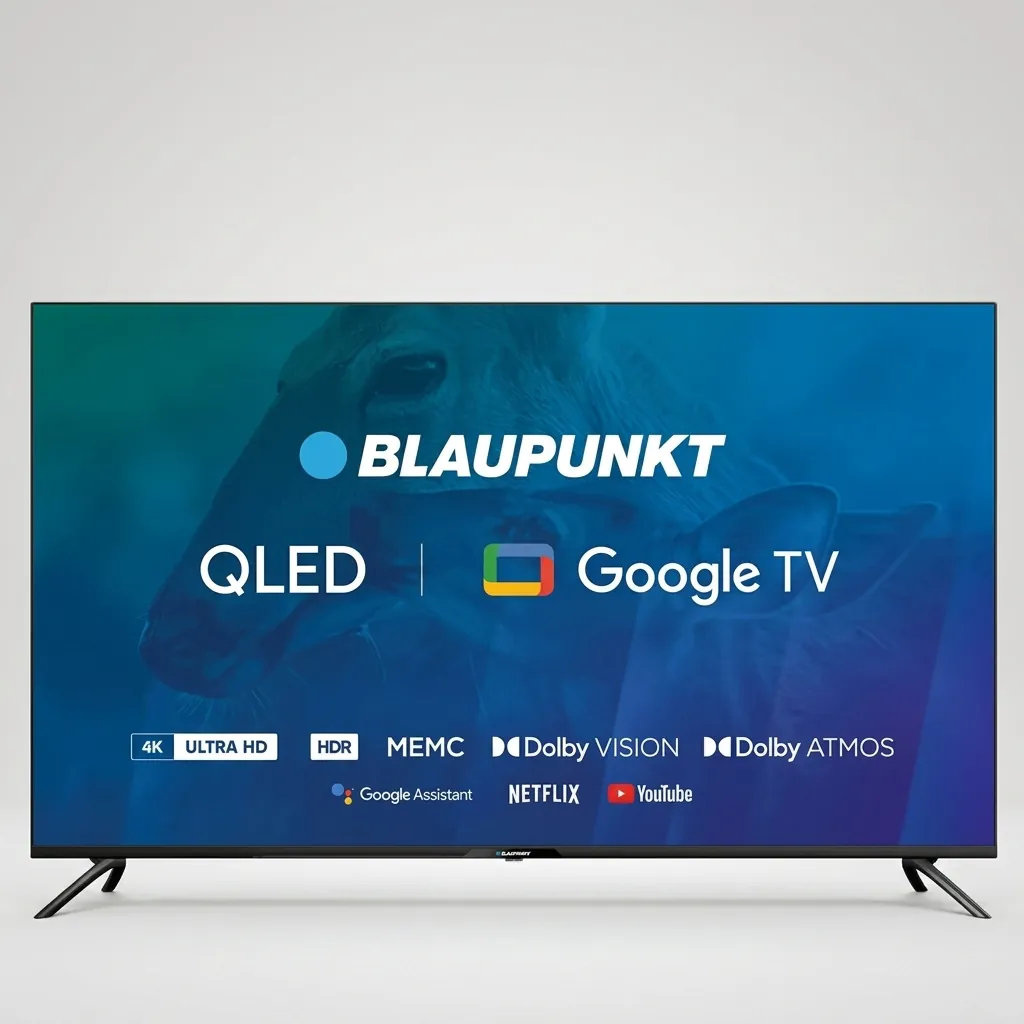 Blaupunkt 50" Google Tv Uhd Qled — TVS-1039