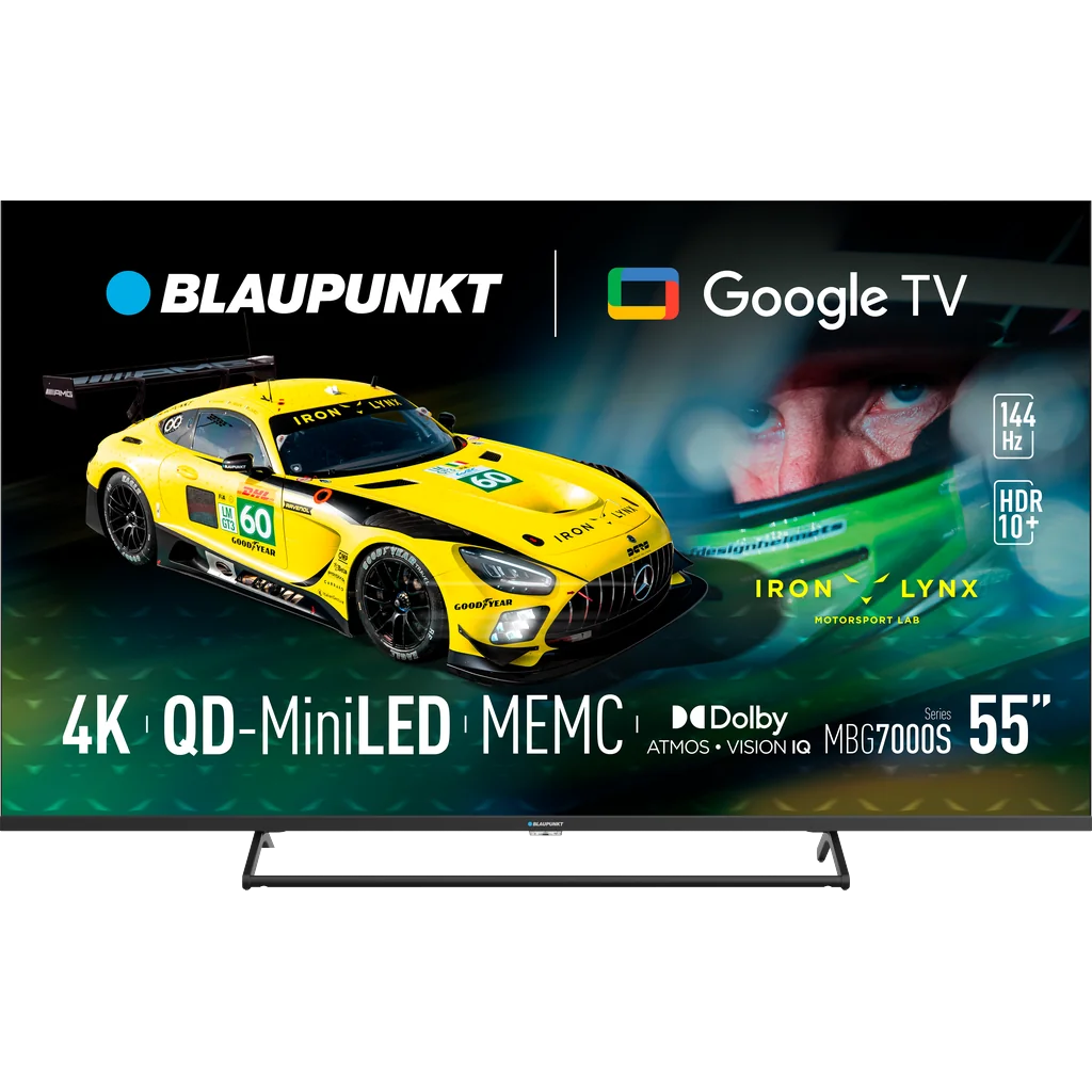 Blaupunkt 55" Mini LED 4K, Google TV, Dolby Atmos — TVS-1046