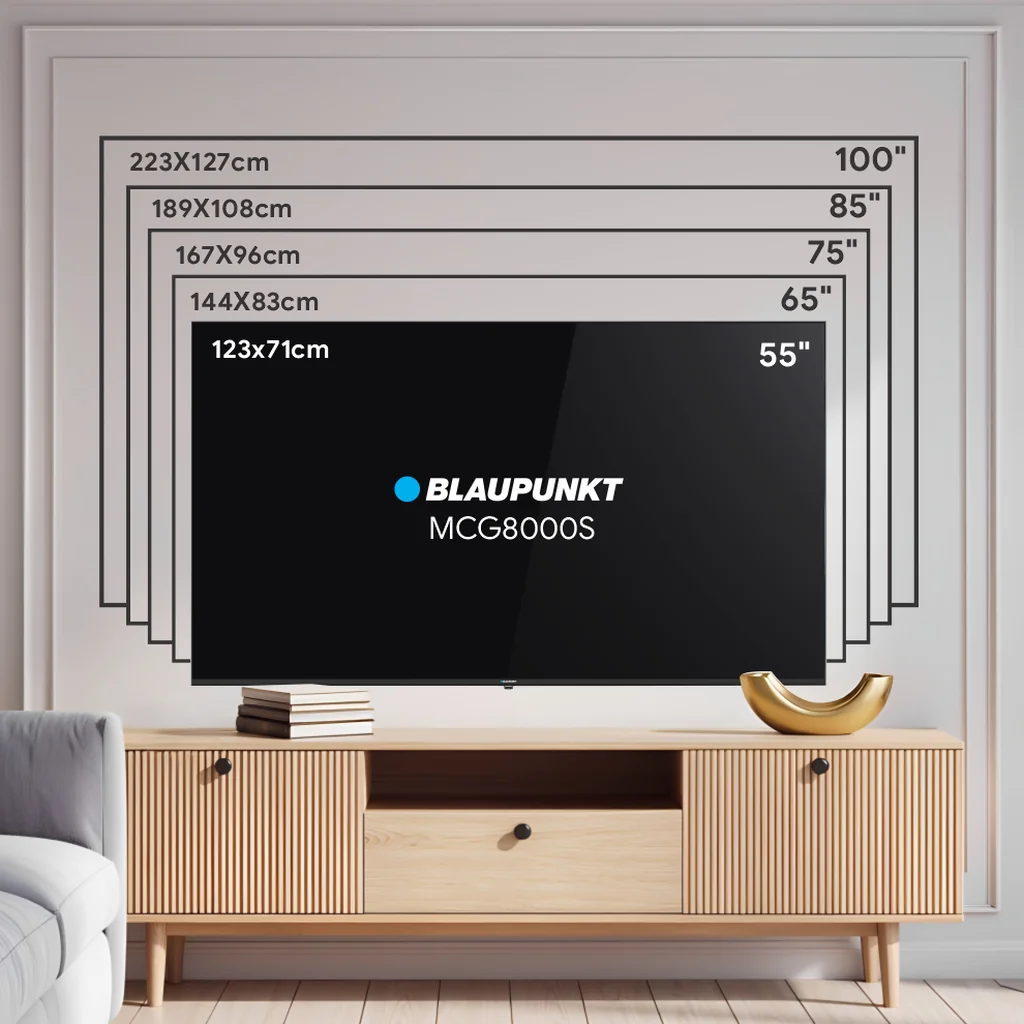 Blaupunkt 65" Mini LED 4K, Google TV, Dolby Atmos — TVS-1047 (image 4)