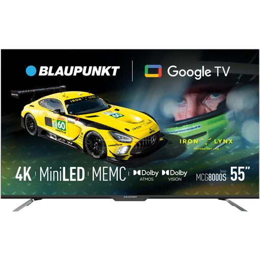 Blaupunkt 55" Mini LED 4K Ultra HD, Google TV, Dolby Atmos — TVS-1048