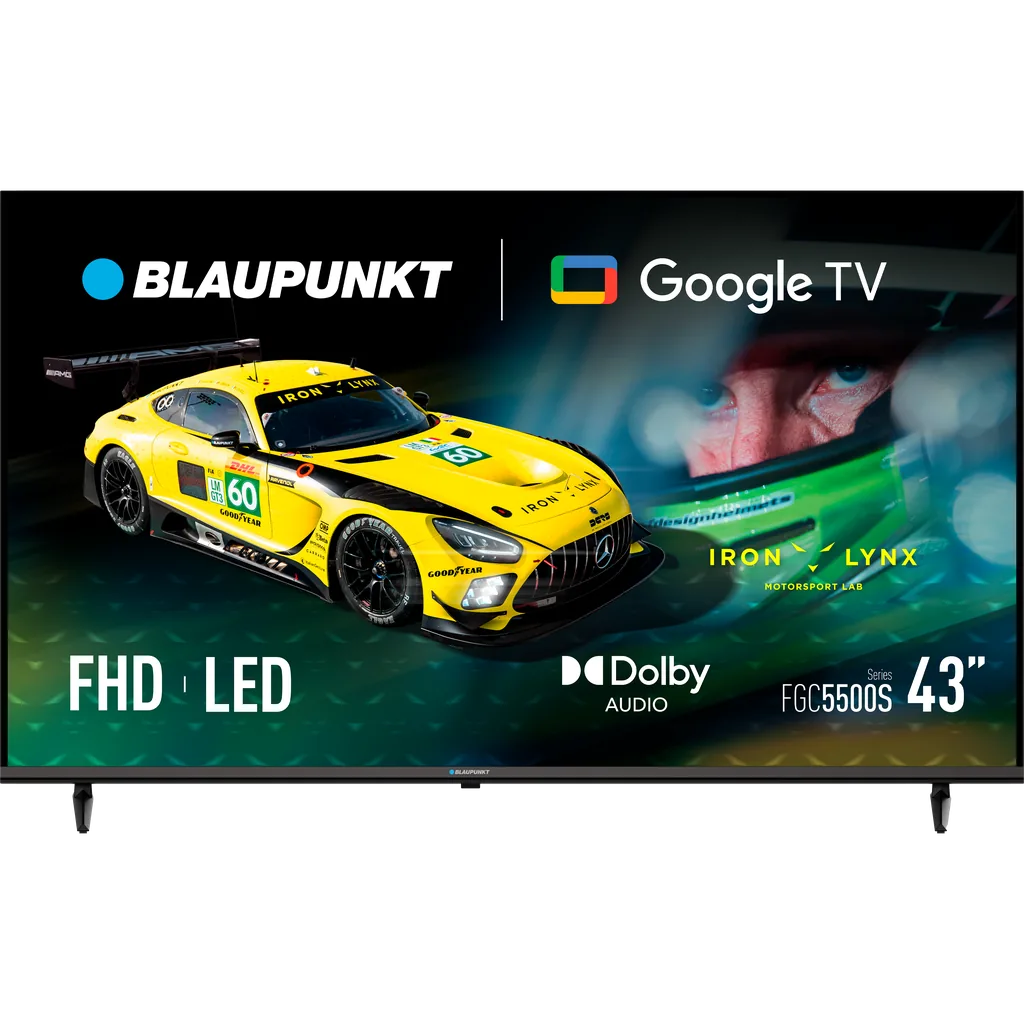 Blaupunkt 43" FHD Google TV, Dolby Audio, Hotel Mode — TVS-1049