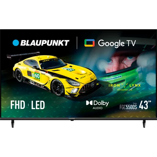 Blaupunkt 43" FHD Google TV, Dolby Audio, Hotel Mode — TVS-1049