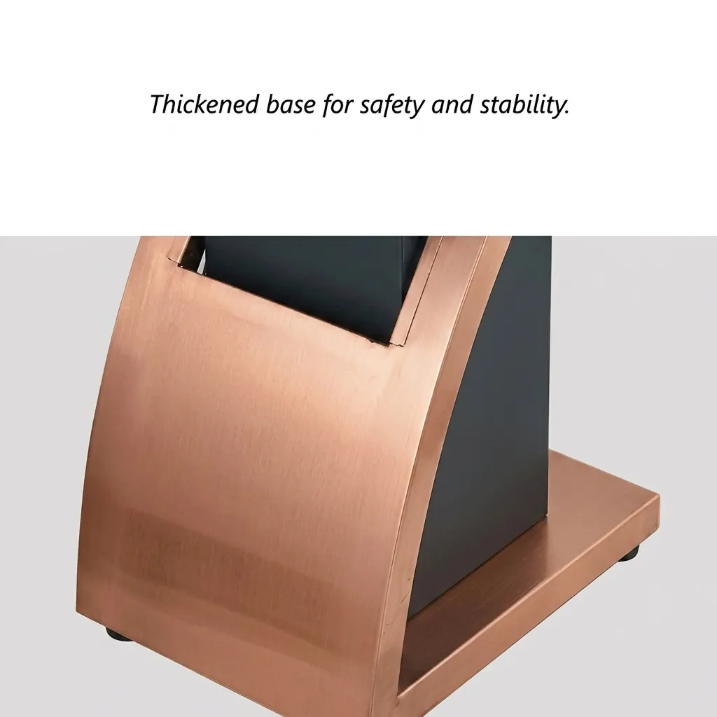 Trash Can Bin With Ashtray Stainless Steel — WBN-1025 (image 7)