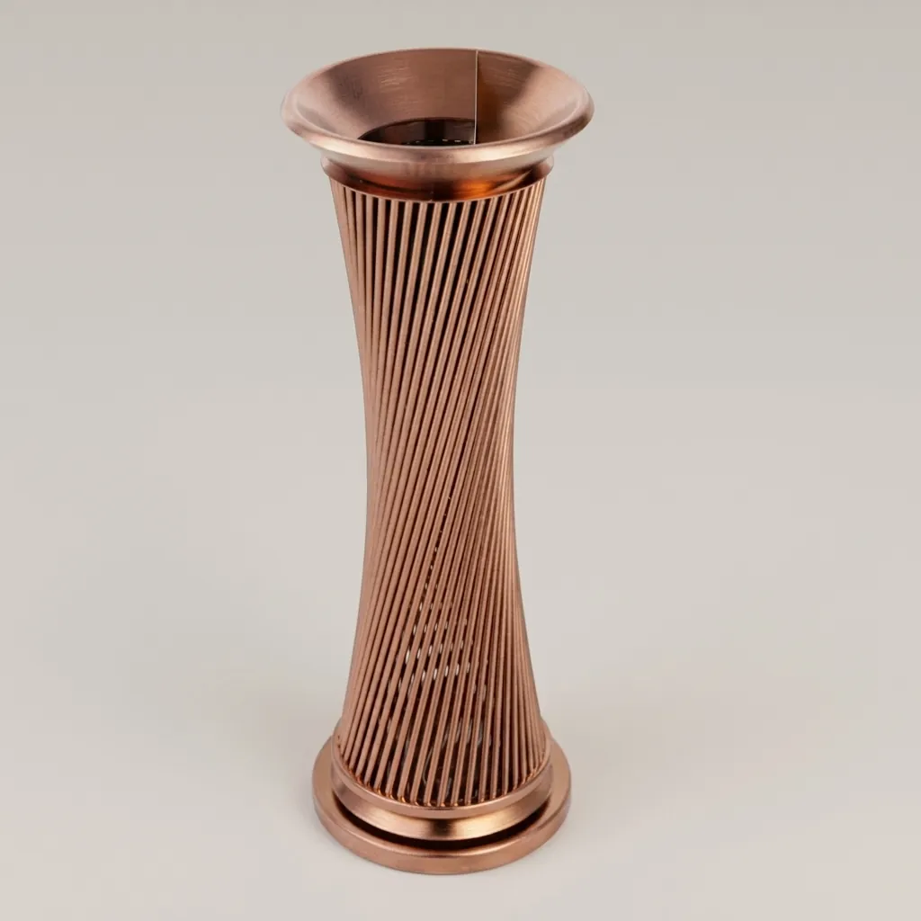 Round Trash Can Bin With Ashtray Stainless Steel [1027] — WBN-1027 (image 3)