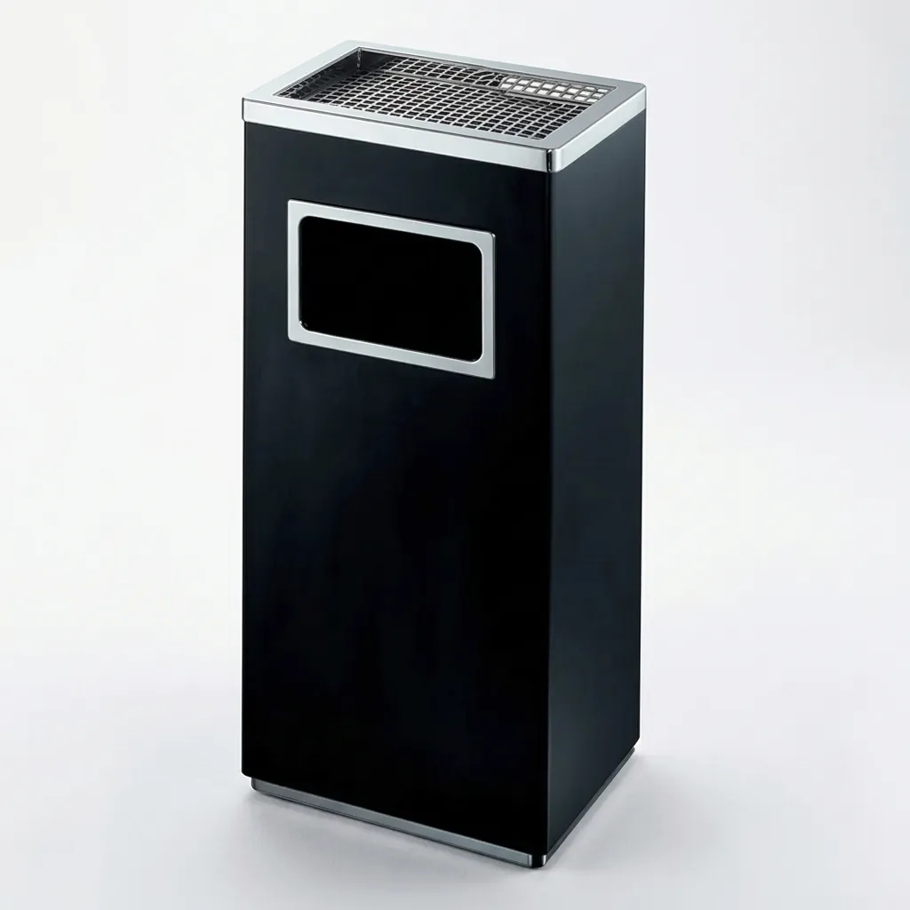 Rectangle Standing Bin With Ashtray — WBN-1033 (image 5)