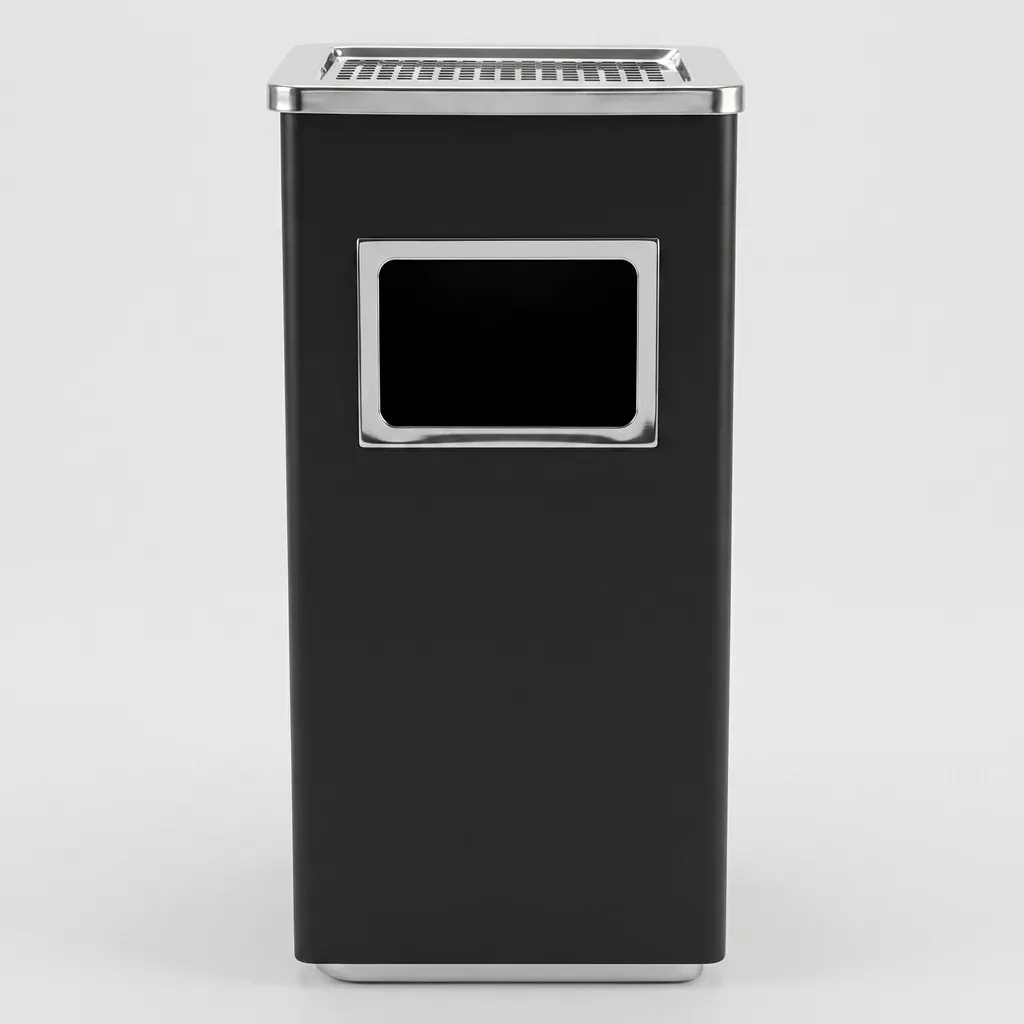 Rectangle Standing Bin With Ashtray — WBN-1033 (image 10)
