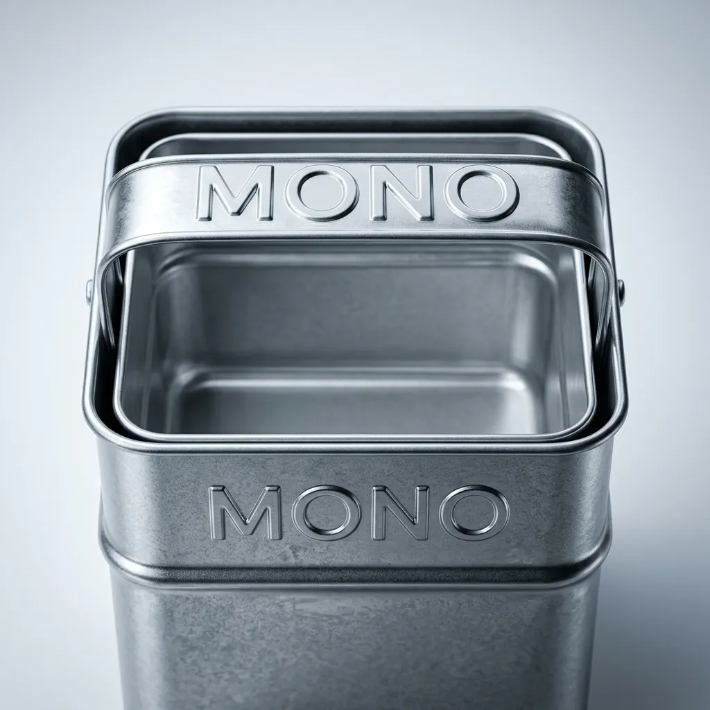 Rectangle Standing Bin With Ashtray — WBN-1033 (image 2)