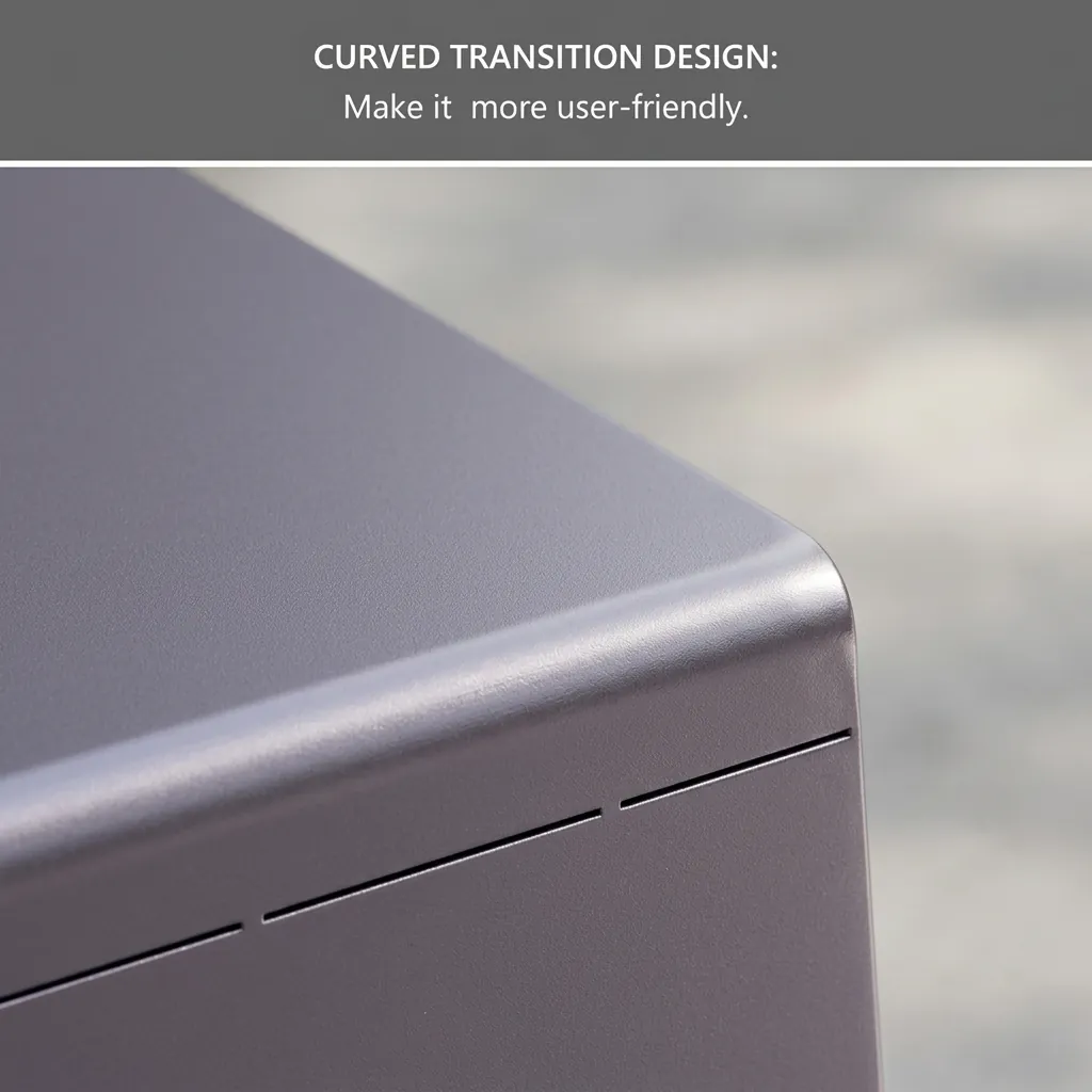 Galvanized Steel Outdoor Recycle Bin With 2 Compartment & Ashtray — WBN-1035 (image 11)