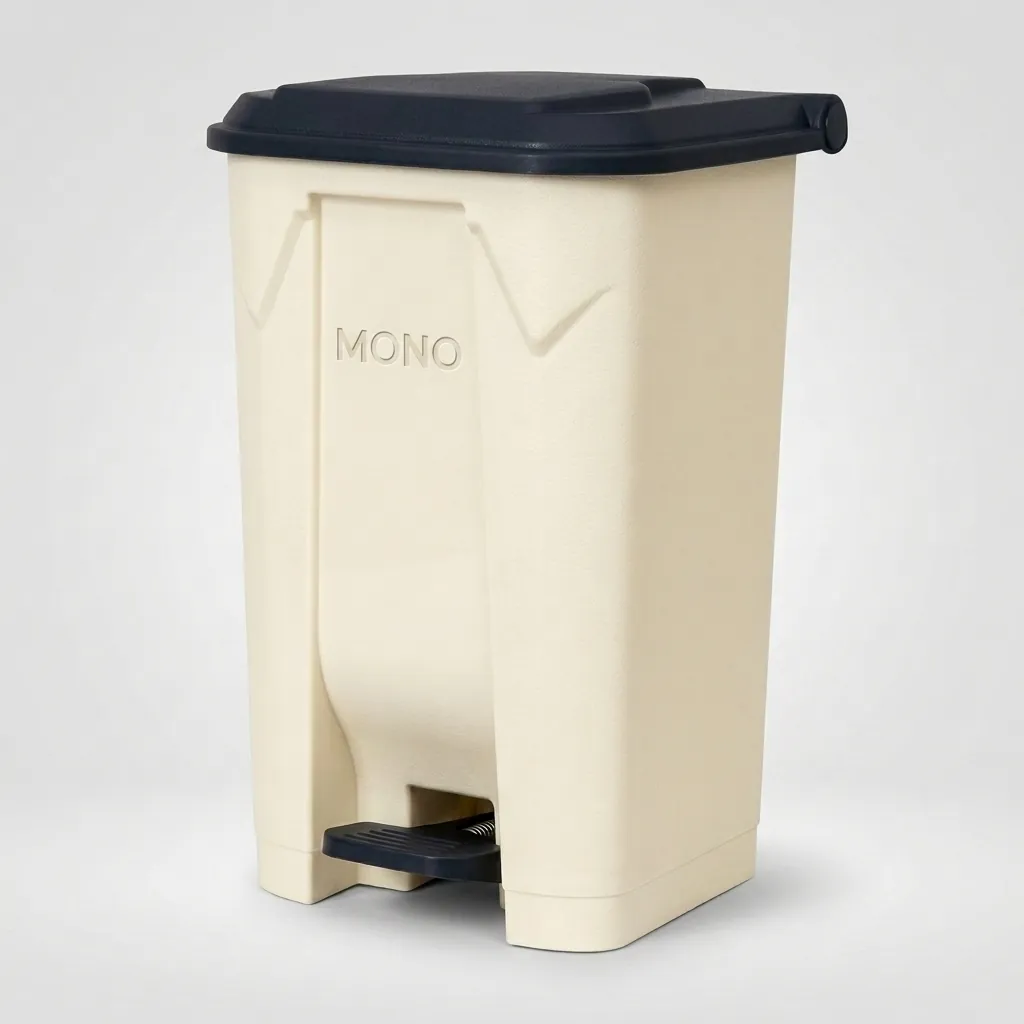 Plastic Garbage Waste Dustbin With Pedal — WBN-1047 (image 1)