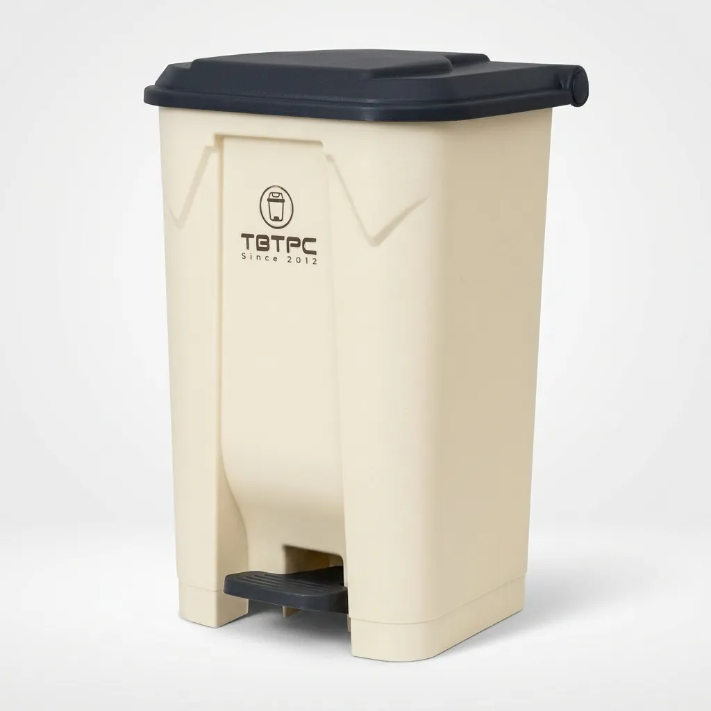 Plastic Garbage Waste Dustbin With Pedal — WBN-1047 (image 2)