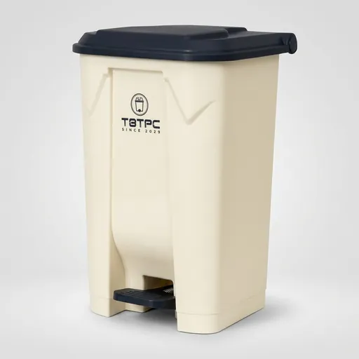 Plastic Garbage Waste Dustbin With Pedal — WBN-1047