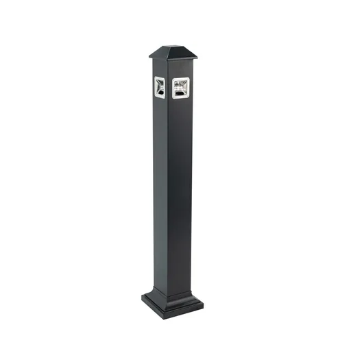 Powder Coated Iron Ash Pillar, H120cm — WBN-1053