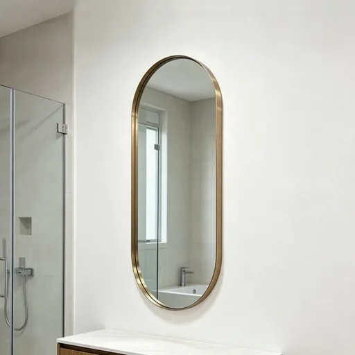 Capsule Stainless Steel Framed Mirror — WLM-1030
