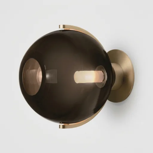 Tinted Glass Globe Wall Lamp — WLP-1027