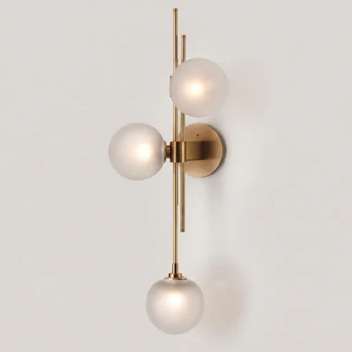 Frosted Glass Globe Wall Lamp — WLP-1040