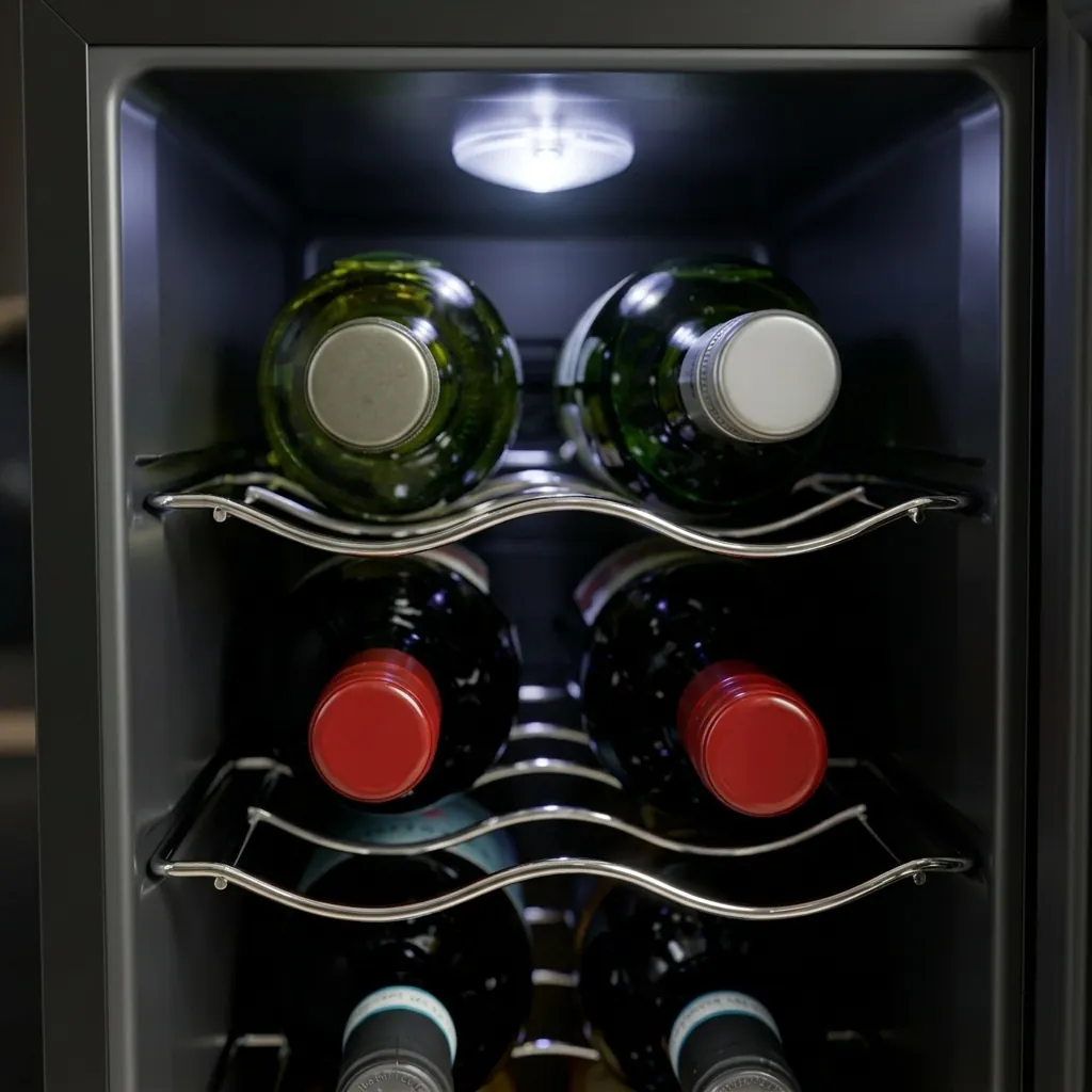Mini Wine Cooler 33ltr, 12 Bottles — WNF-1024 (image 6)
