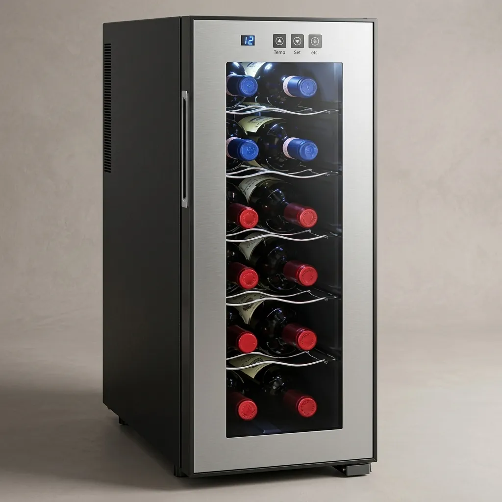 Mini Wine Cooler 33ltr, 12 Bottles — WNF-1024 (image 9)